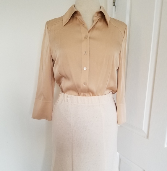 St John Ivory 3pc Suit Size 6 - Picture 3 of 8